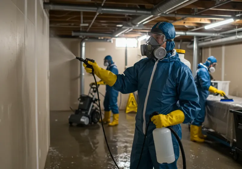Basement Sanitization and Antimicrobial Treatment process in Rio Blanco County, CO